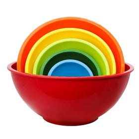 ATRDTO red batter-pouring bowls ready for baking prep