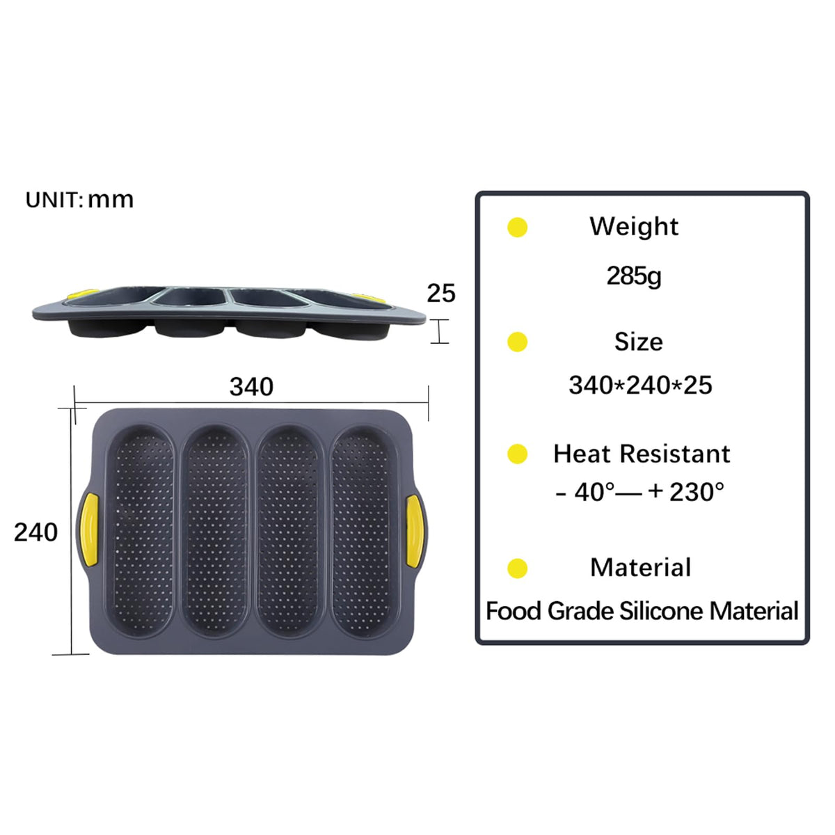 atrccs breathable design bread pan helps even heat distribution