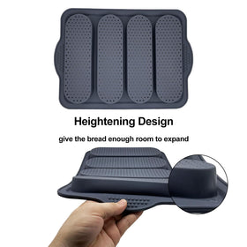 atrccs easy-release baked loaf with smooth silicone surface