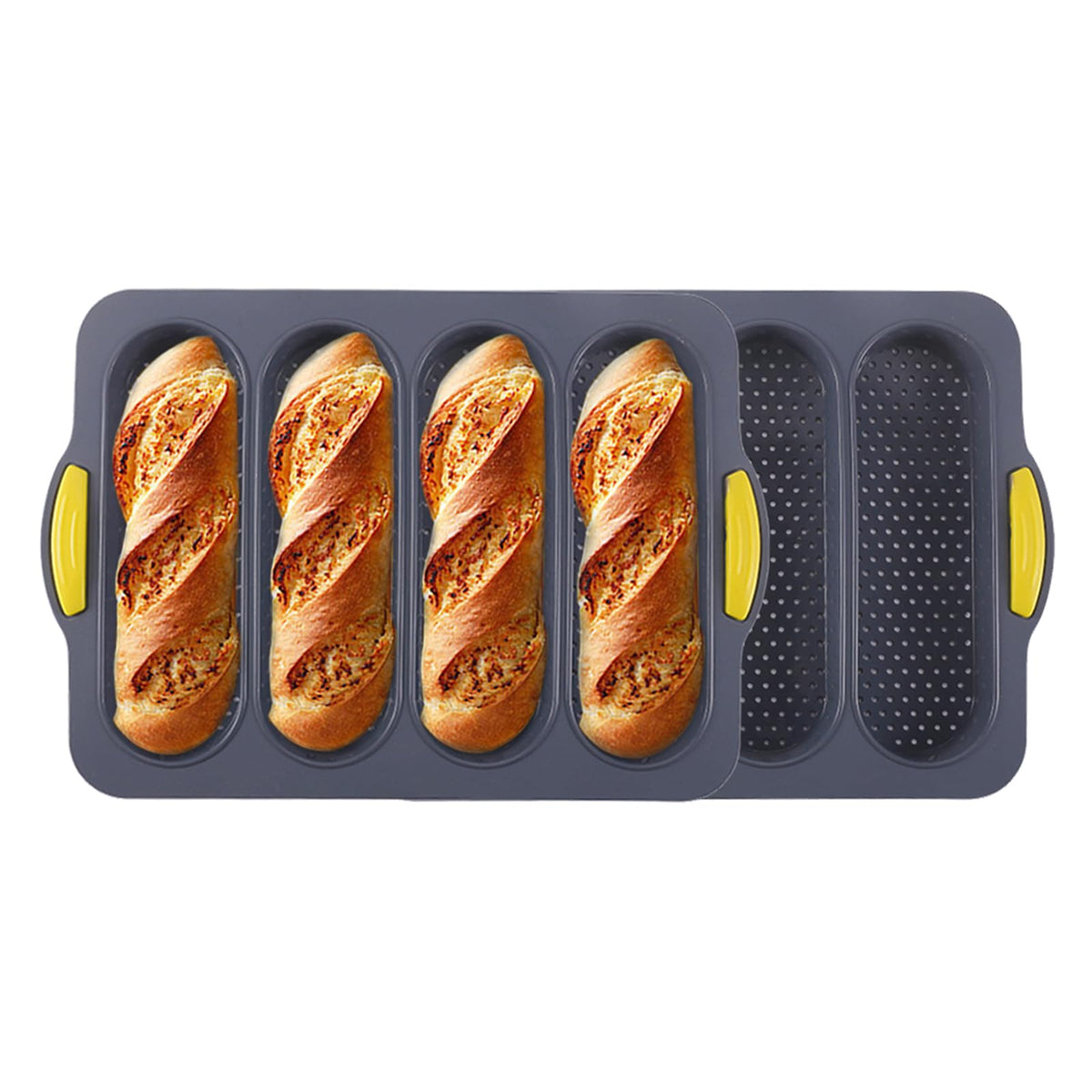 atrccs nonstick silicone bread mold with easy food release