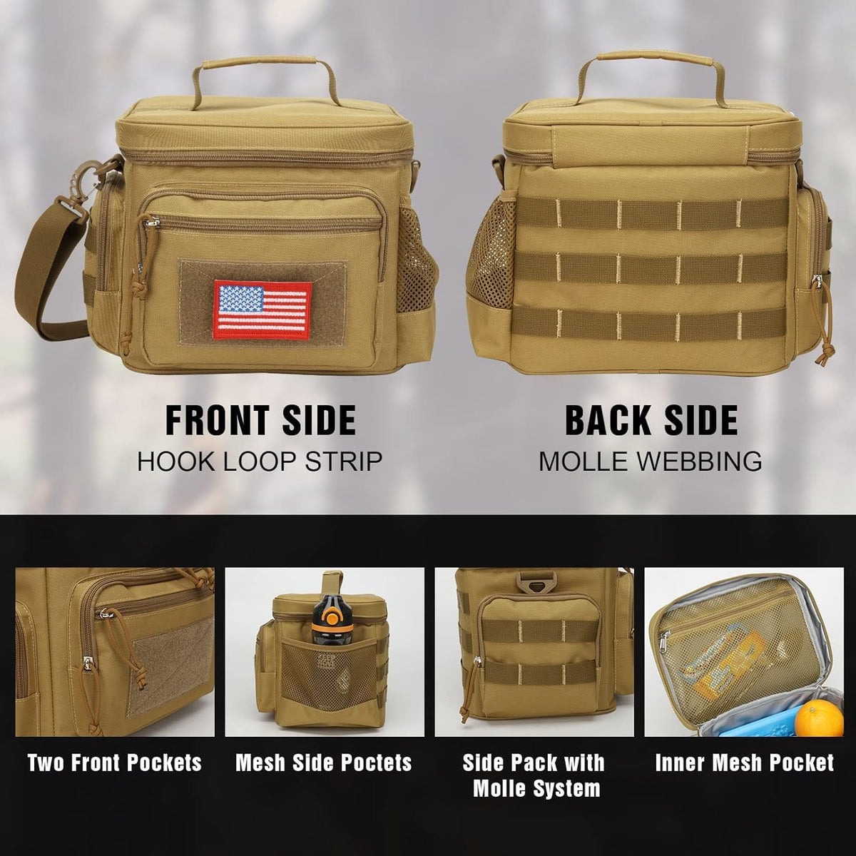 ATRIPACK durable 900D fabric for heavy use outdoors.