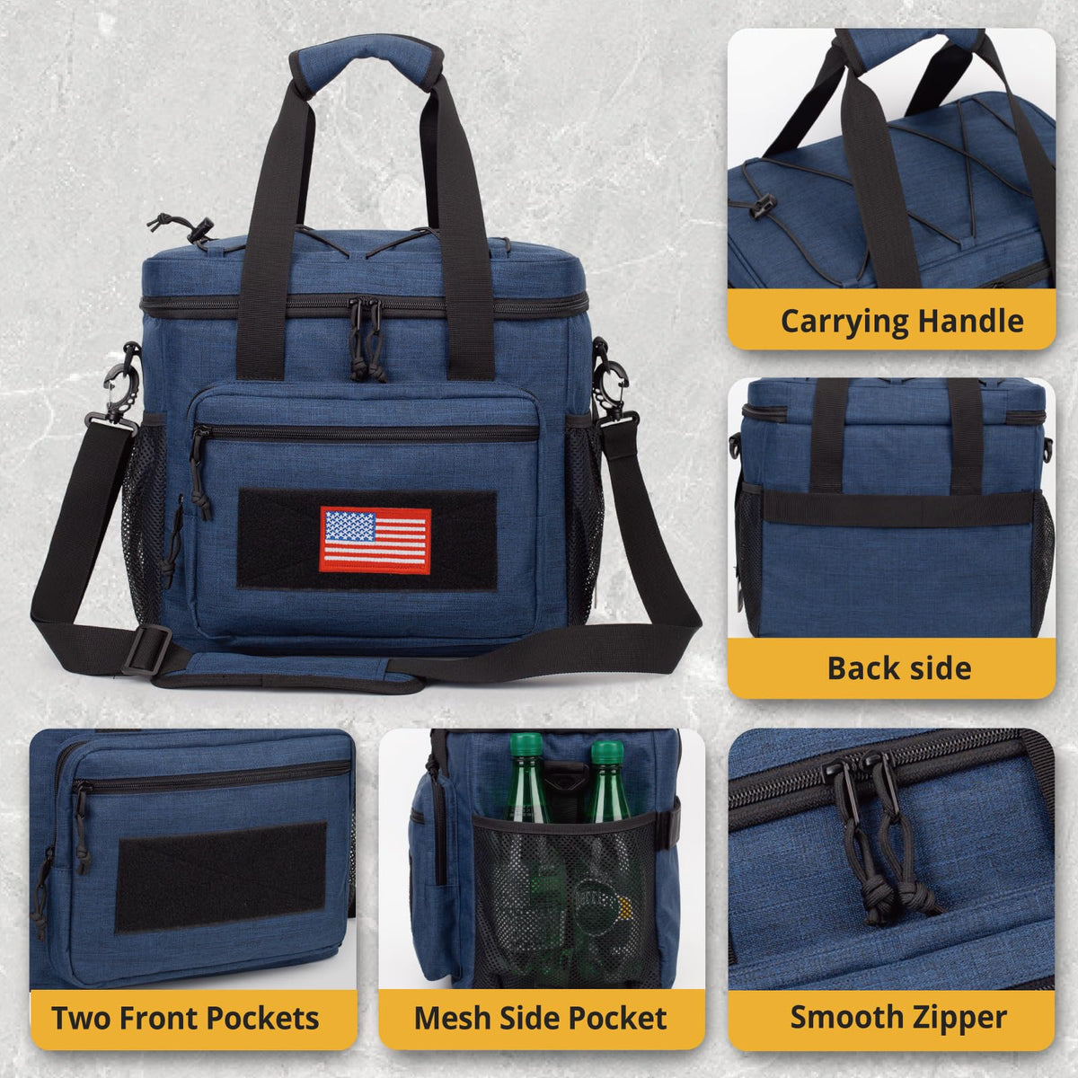 ATRIPACK lunch box 900D oxford fabric for rugged use.