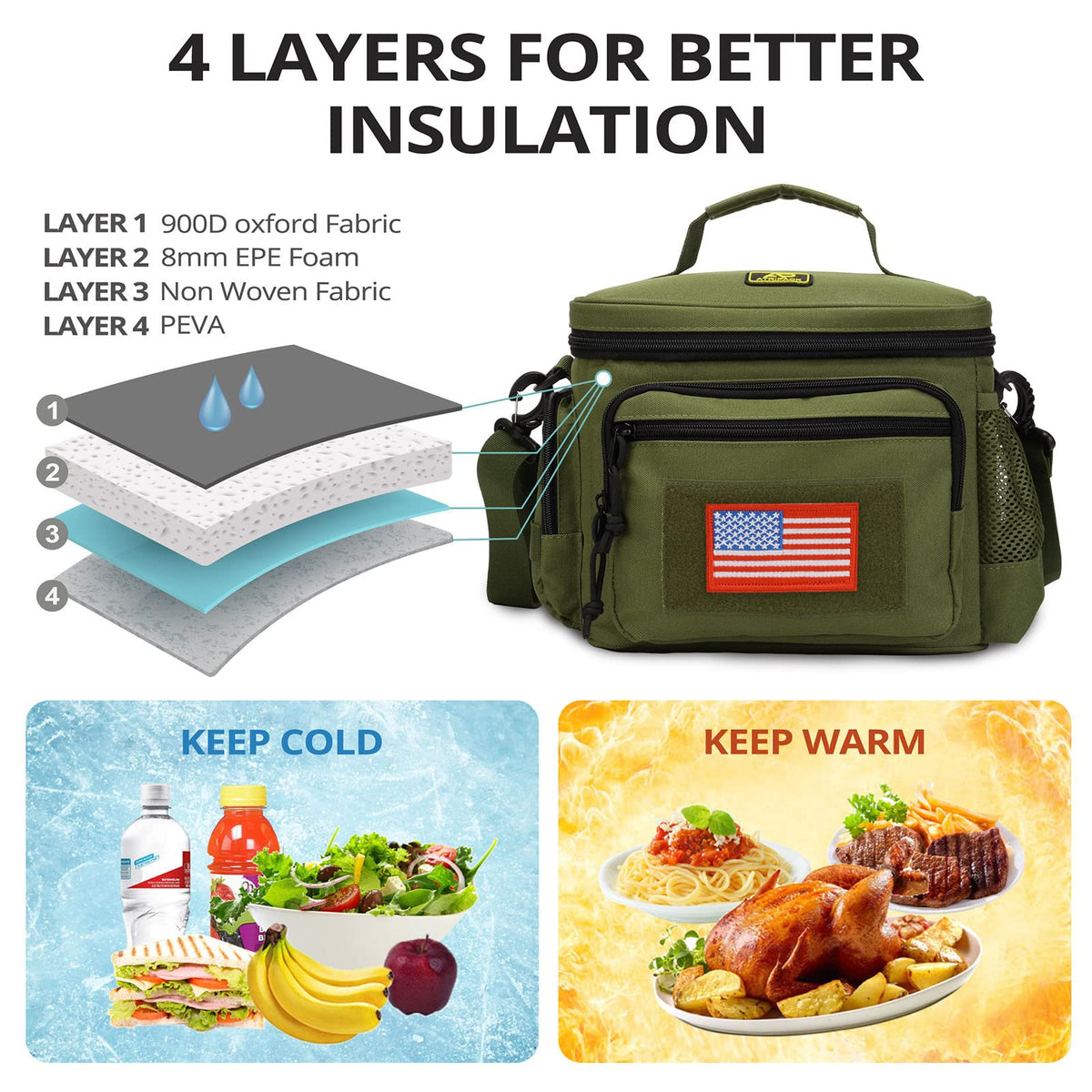 ATRIPACK durable 900D fabric withstands daily wear and tear