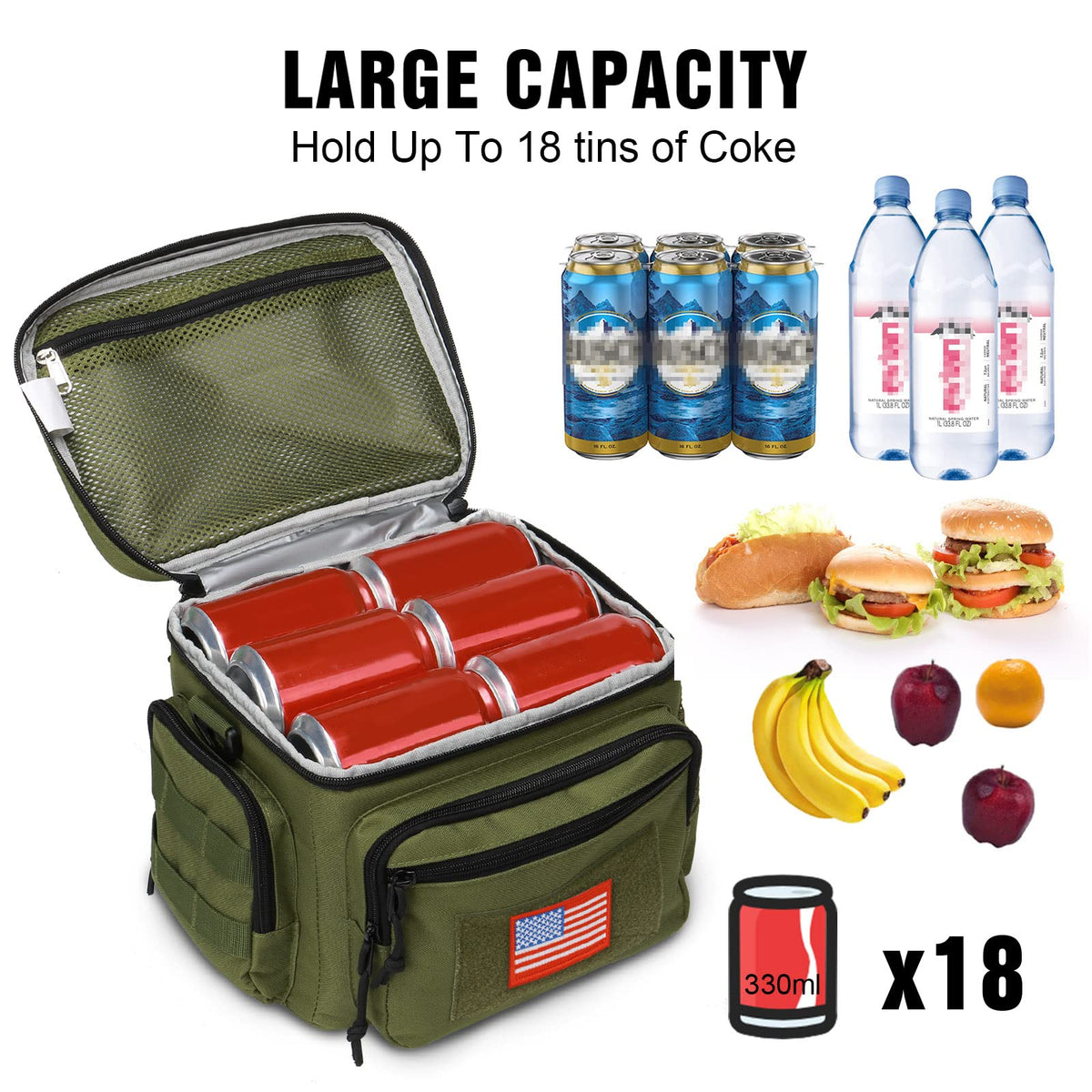 ATRIPACK MOLLE webbing on the sides enables modular attachment options