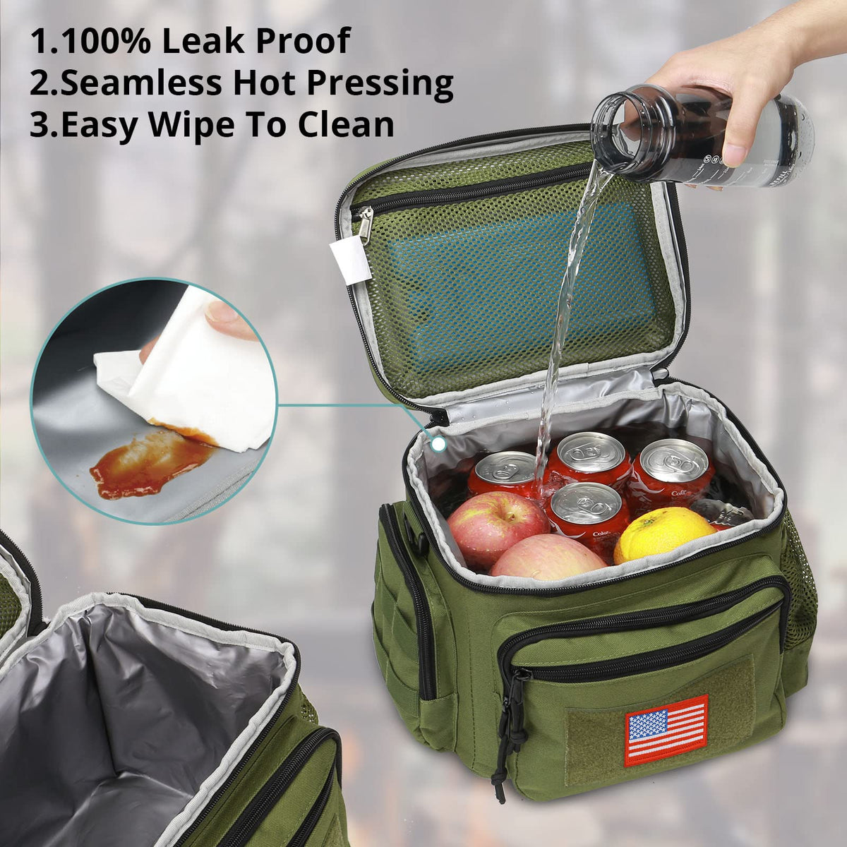 ATRIPACK patch area lets you personalize the lunch box