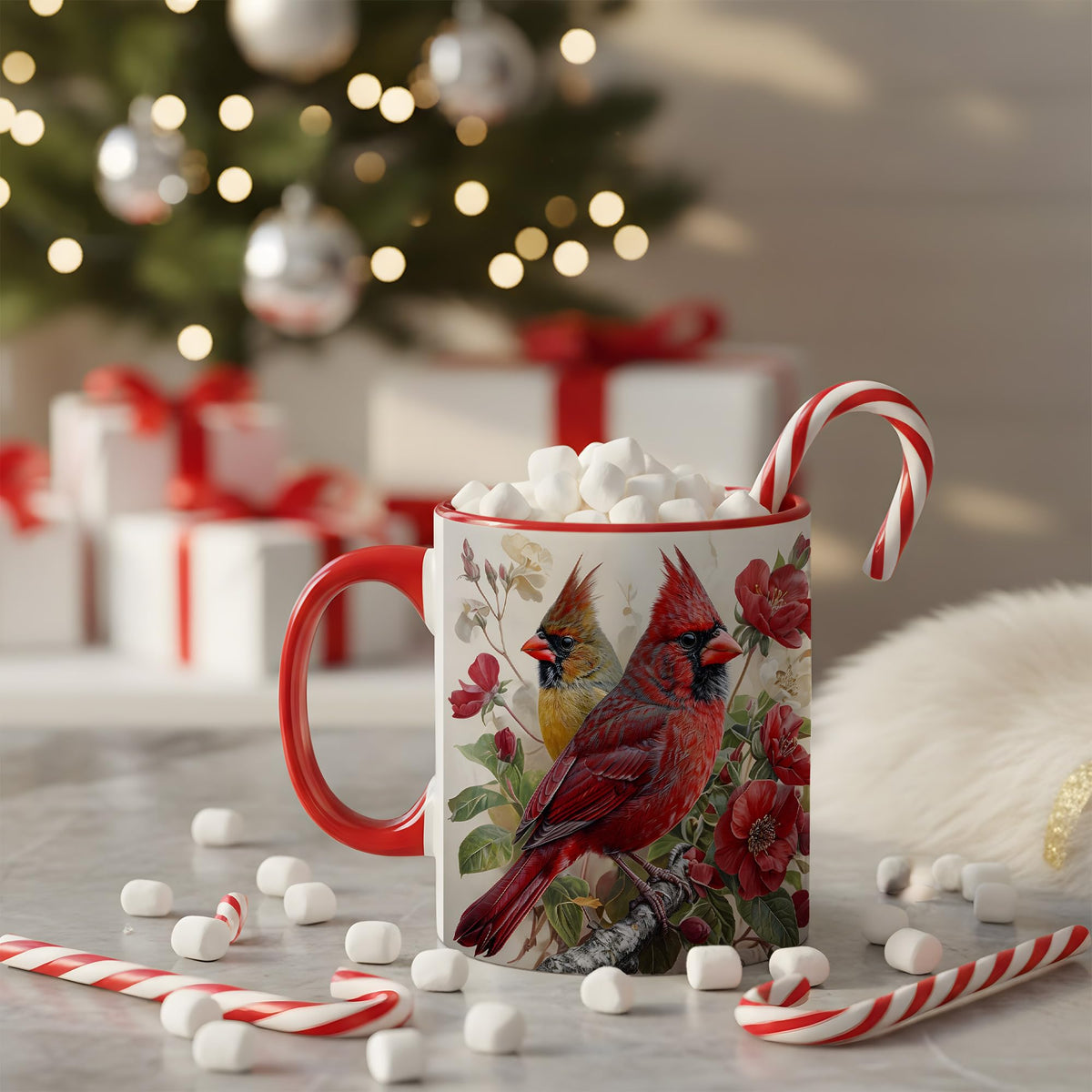 ATSAKA Cardinal mug dishwasher-safe convenience for easy cleanup