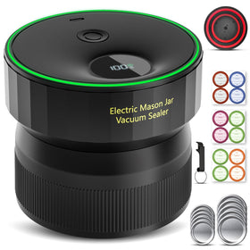 Attikbiz 2026 Mason Jar Vacuum Sealer front view for portable, efficient sealing.