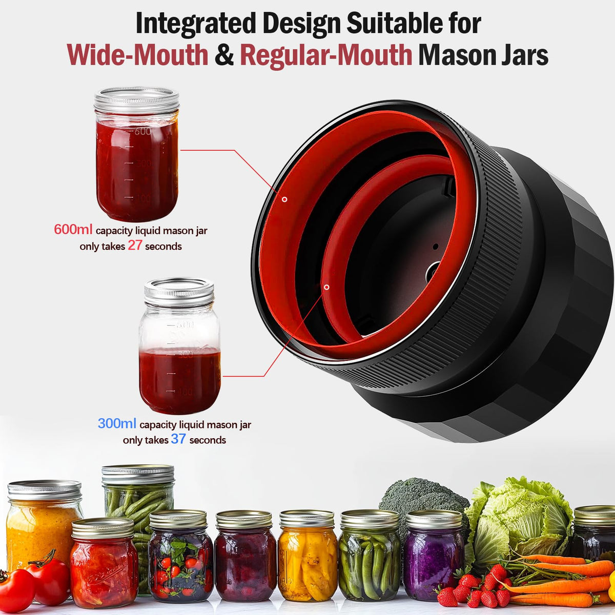 Attikbiz wide-mouth lid cap demonstrating versatile storage compatibility.