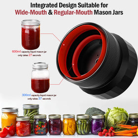 Attikbiz wide-mouth lid cap demonstrating versatile storage compatibility.