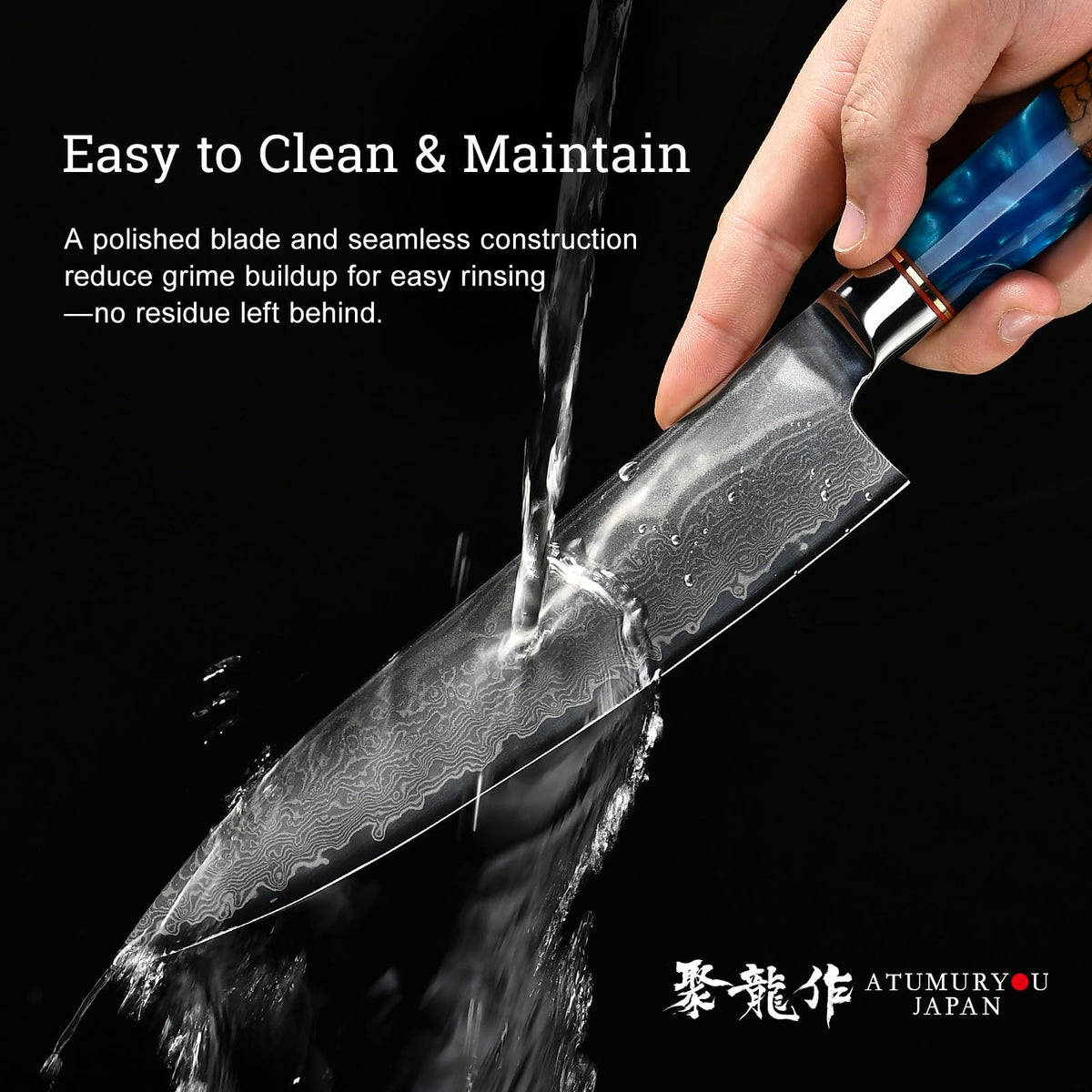 Atumuryou JPCK knife with protective sheath for safe storage