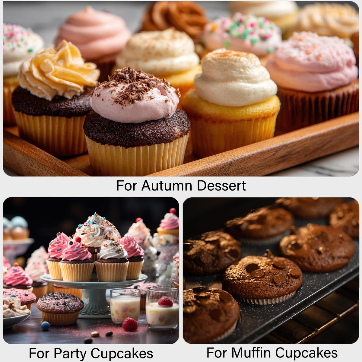 ATZNZIK easy-clean muffin pan simplifies after-bake cleanup.