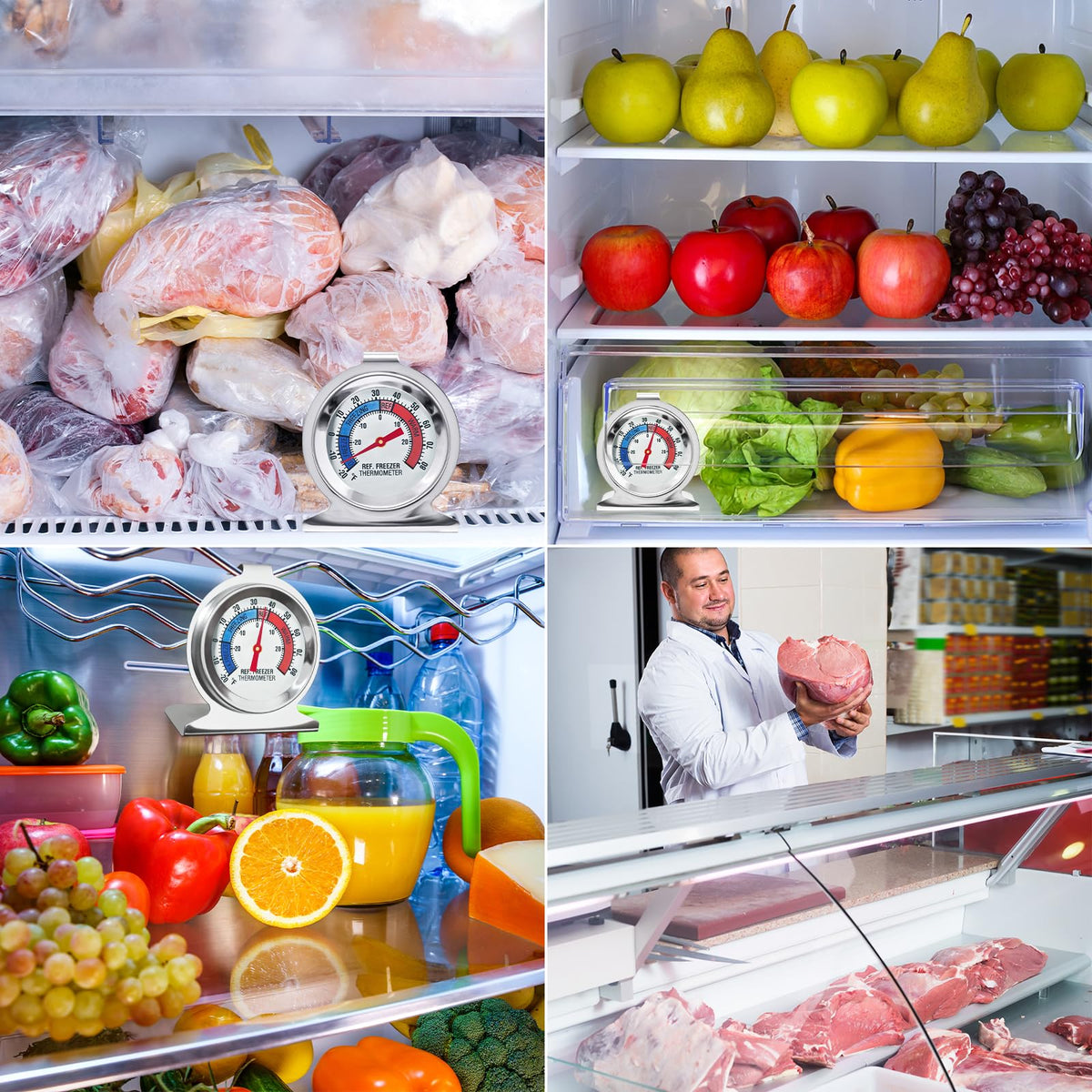 ATZNZIK refrigerator thermometer acts as a practical kitchen backup.