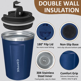 ATZNZIK lid with airtight silicone seal prevents spills