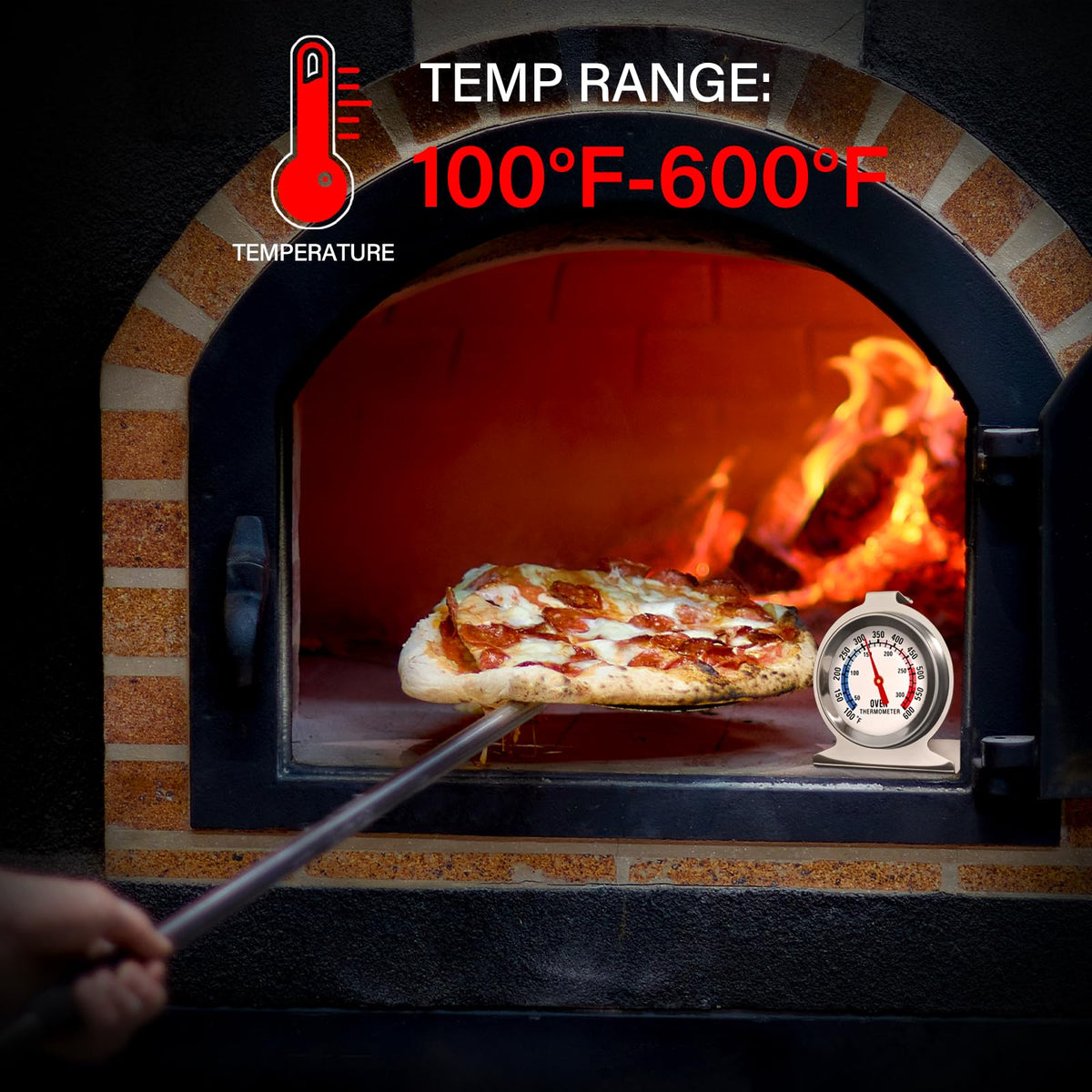 ATZNZIK thermometer 50-300°C range for precise cooking