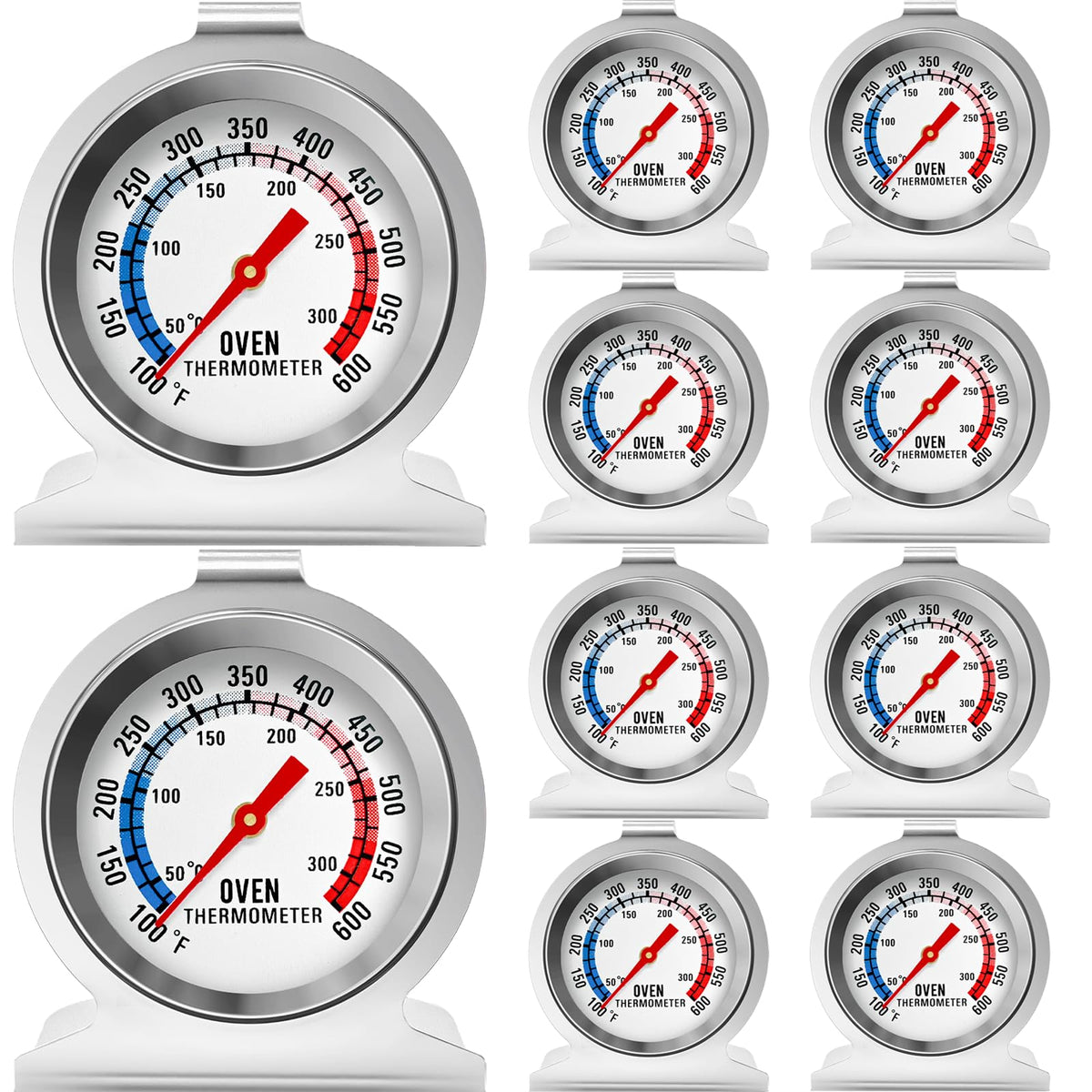 ATZNZIK oven thermometer with large dial for easy temperature reading