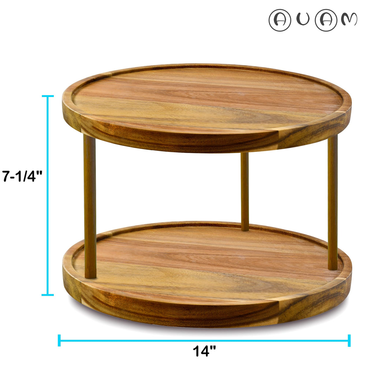 AUAM acacia wood close-up reveals natural grain and durability