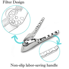 AUAM stainless-steel teeth for maximum juice yield