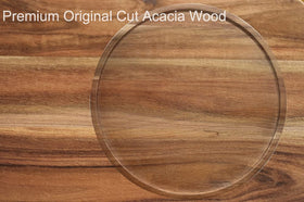 AUAM lazy susan in cabinet on shelf for organized storage.