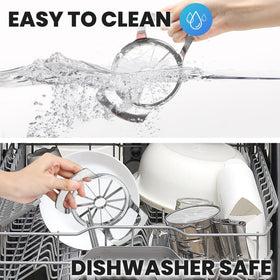 Dishwasher-safe AUBENR Apple Slicer for easy cleaning after use.