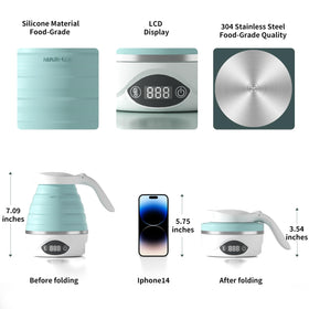 AUCOO fast-boil kettle delivers hot water in minutes.