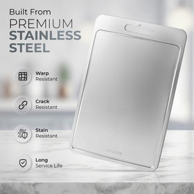 AUD Goods easy-clean surface that rinses quickly and dries fast