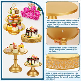 Audab 3-tier cupcake tower stands perfect for party dessert displays