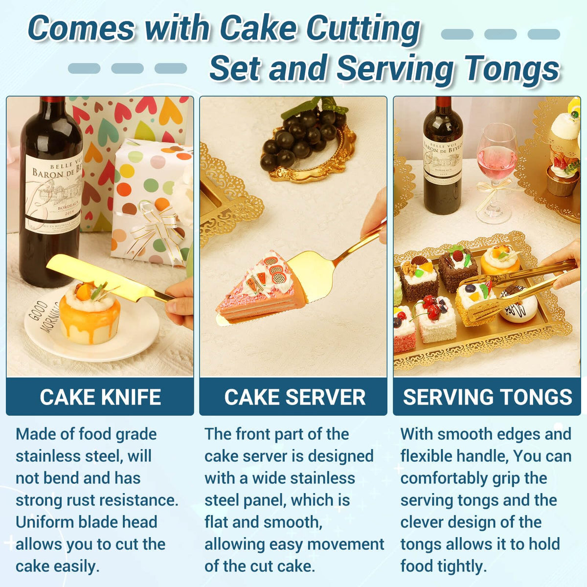 Audab cupcakes display risers ideal for layered dessert arrangements