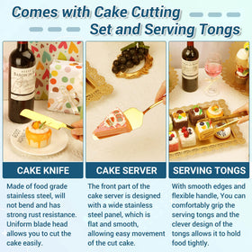 Audab cupcakes display risers ideal for layered dessert arrangements