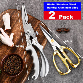AUDAMI poultry meat shears stainless steel deliver clean, precise trimming.