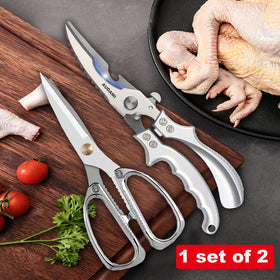 AUDAMI stainless steel blades stay sharp for everyday kitchen tasks.