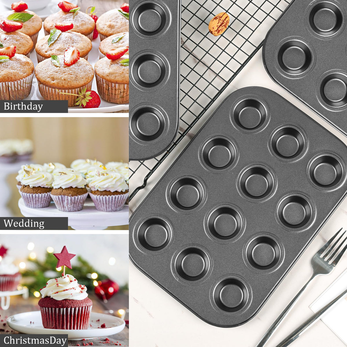 Audingull mini cups measure about 1.7 inches for petite treats.