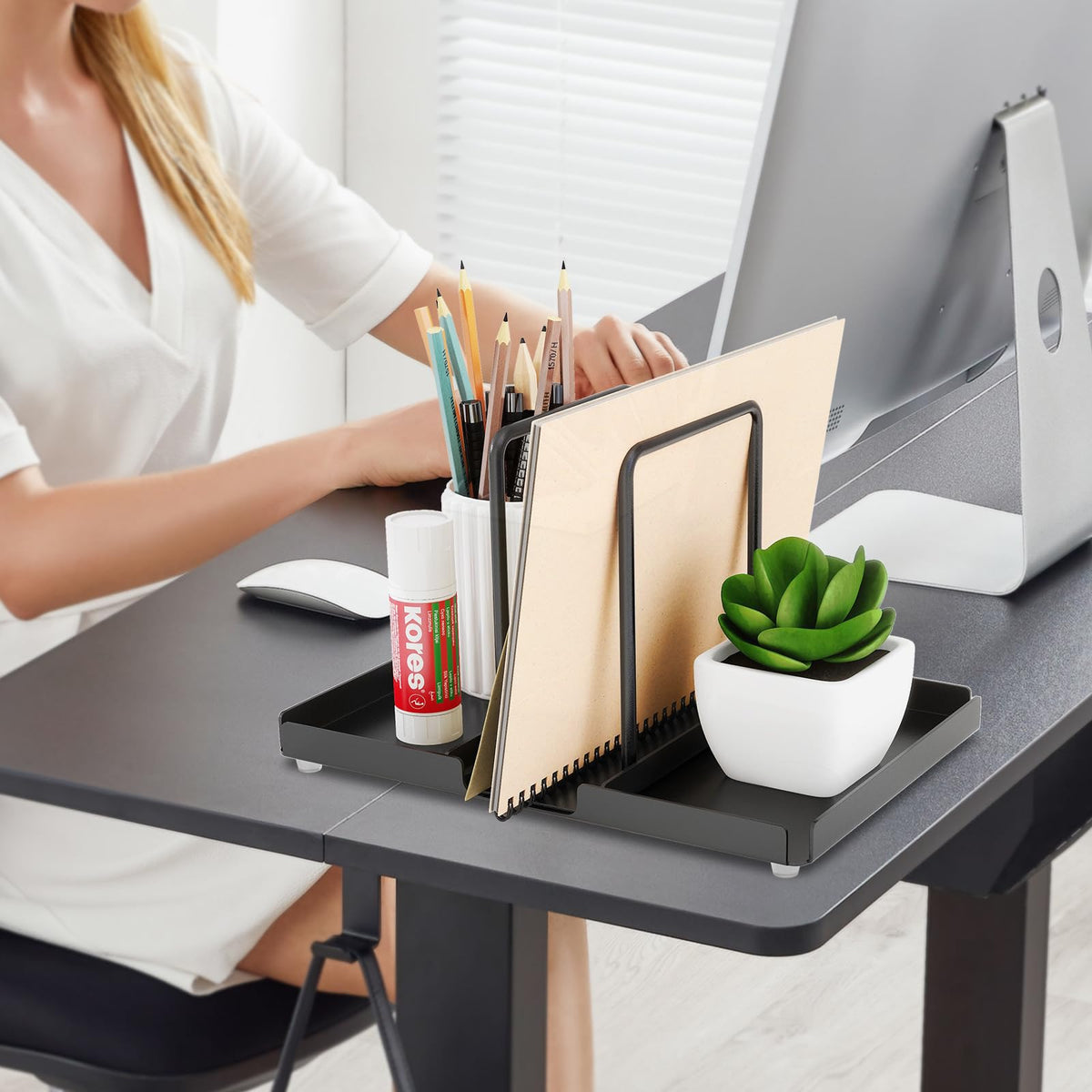 Audmore dining table accessory keeps essentials within reach.