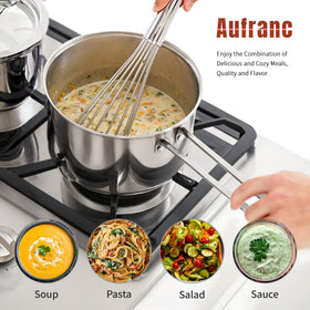Aufranc dishwasher-safe design makes cleanup quick after meals.