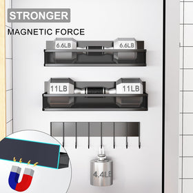 Aufworld grid-bottom shelf design promotes quick drying of spice jars.