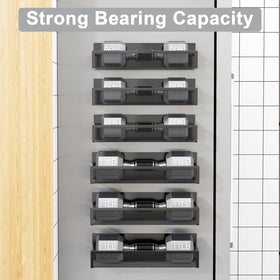 Guardrail design on Aufworld rack preventing items from slipping off