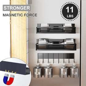 Aufworld 8-hook rack visible, ideal for utensils, towels, and small tools