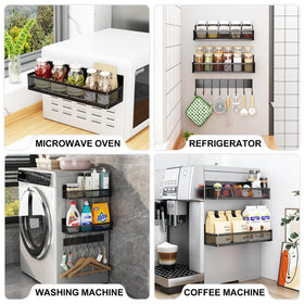 Aufworld 1.77-inch guard rail keeps items secure and tidy