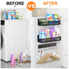 Aufworld rounded-corner shelf design prevents accidents during busy cooking