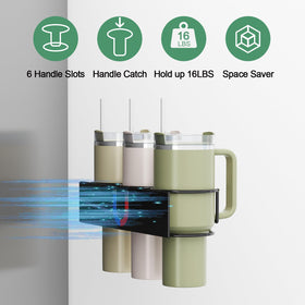 Aufworld Stanley 20oz organizer keeps cups and lids neatly within reach.
