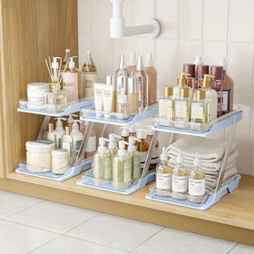 AUGBEAN 3-pack bathroom organizers for tidy under-sink storage