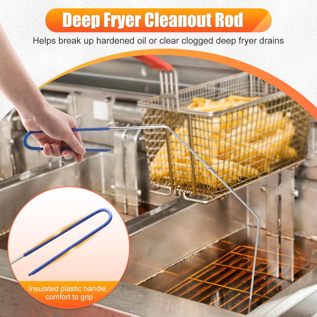 AugFir commercial kitchen cleaning in busy fry station