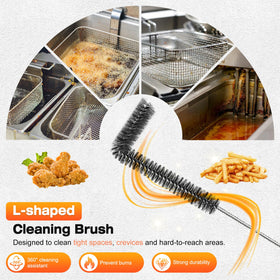 AugFir interior fryer cleaning tool clears stubborn residue