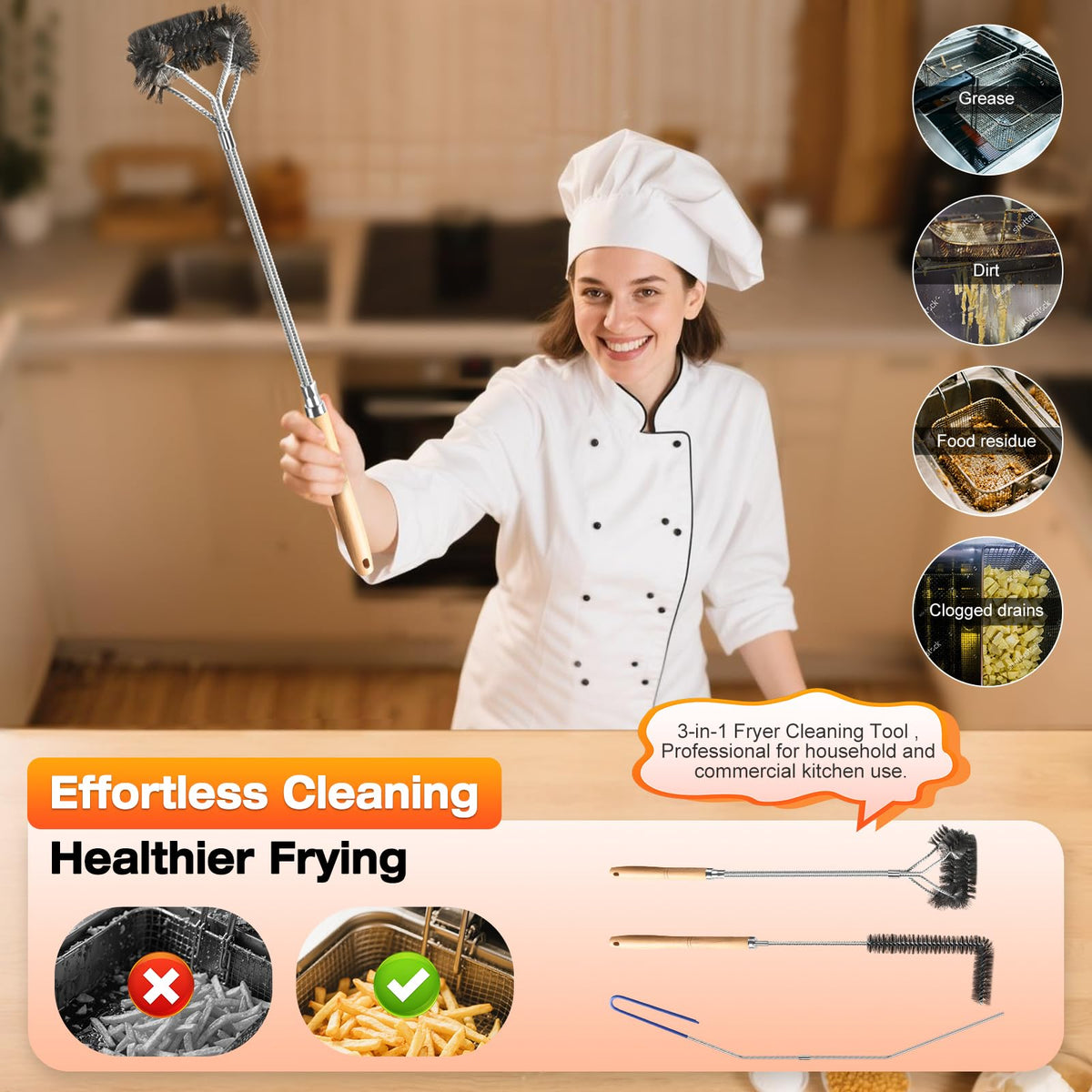 AugFir fryer maintenance toolset supports regular upkeep