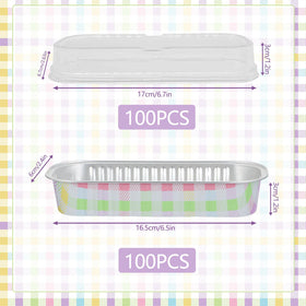 Augoog 6.8oz aluminum baking cups for quick bake and serve