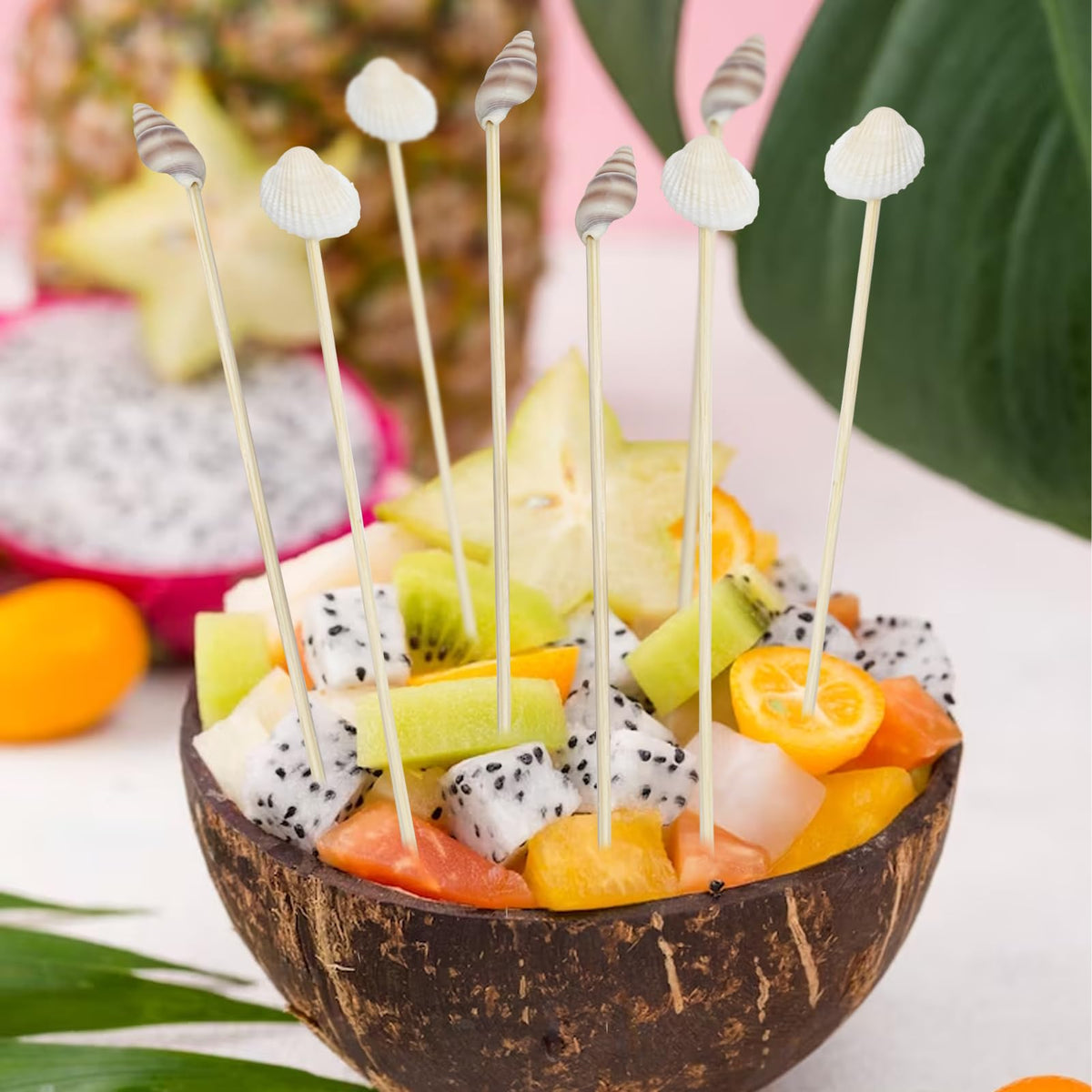 Augoog seashell picks for home decor elevate party spreads