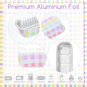 Augoog snug lids on mini pans keep treats fresh