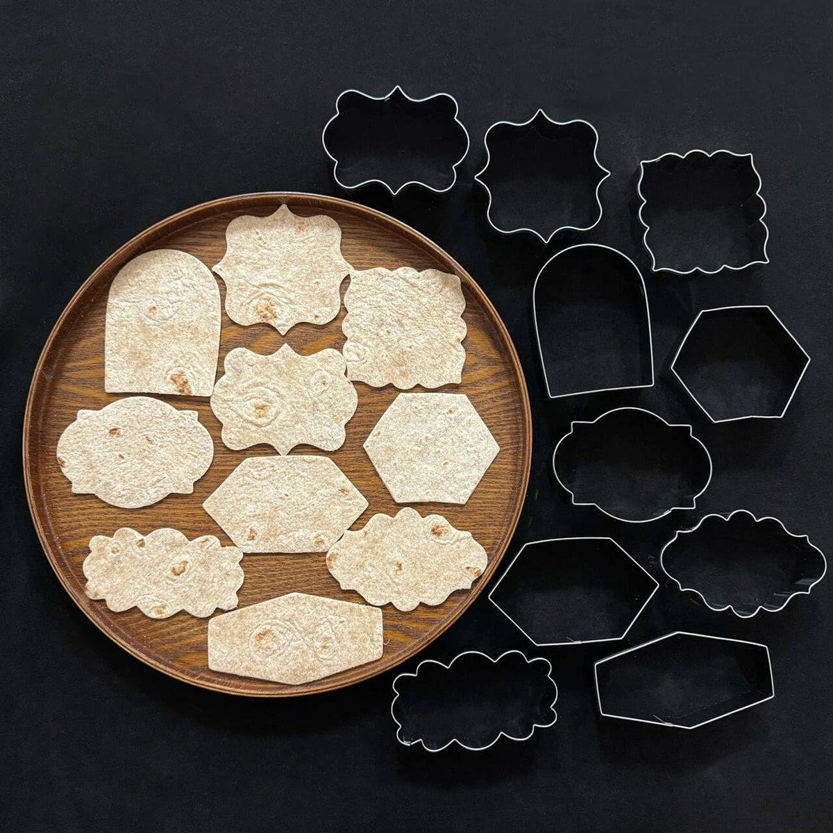 Auktosmn deep 1-inch cutter creates sturdy cookies.