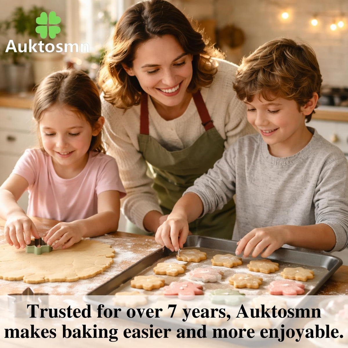 Auktosmn floral plaque cutter for decorative cookie plaques.