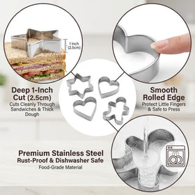 Auktosmn stainless steel cutters deliver durable, rust-free performance.