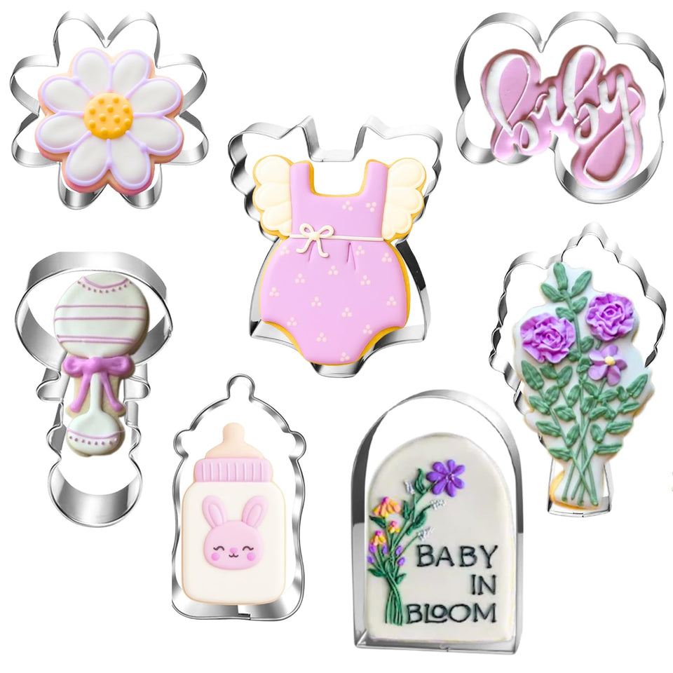 Auktosmn Wildflower flower-shaped cutter for precise cookie cuts